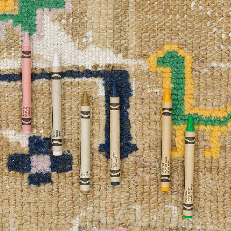 Vintage Tribal Runner Rug - 3' 1" x 11' 7" (37" x 139") - K0075926