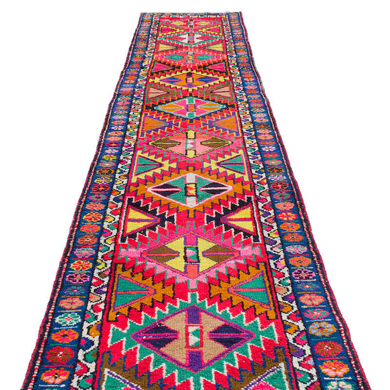 Alfombra Vintage de pasillo - 80 cm x 421 cm - K0075929