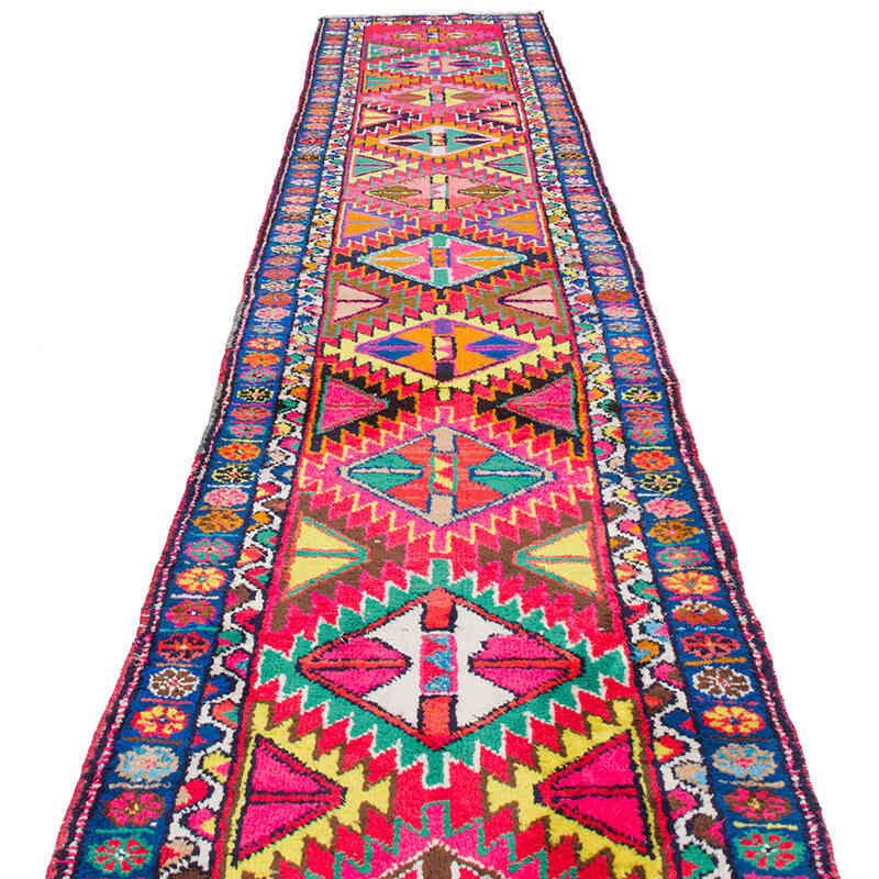 Alfombra Vintage de pasillo - 80 cm x 421 cm - K0075929