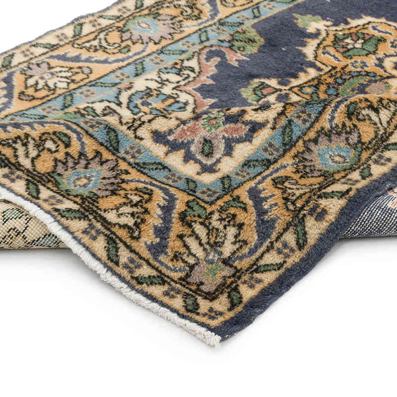 Vintage Turkish Hand-Knotted Rug - 3' 10" x 6' 11" (46" x 83") - K0075934