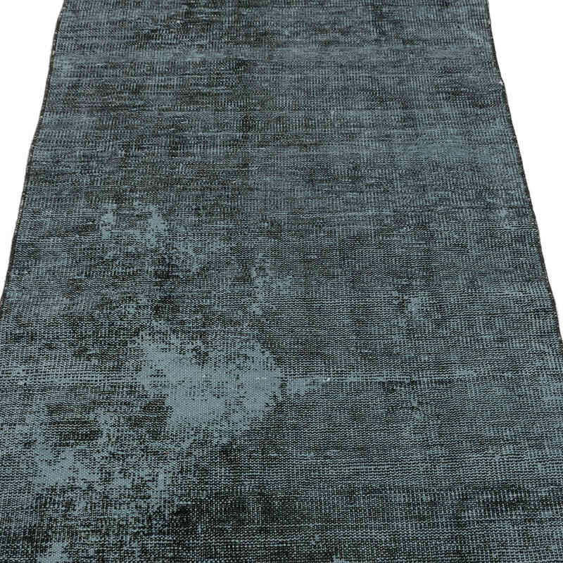 Over-dyed Vintage Hand-Knotted Turkish Rug - 2' 11" x 5' 7" (35" x 67") - K0075936