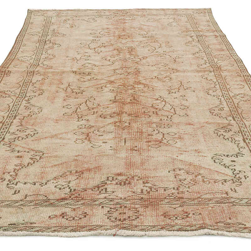 Vintage Turkish Hand-Knotted Rug - 5' 1" x 8' 8" (61" x 104") - K0075939