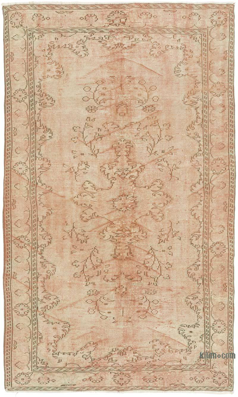 Vintage Turkish Hand-Knotted Rug - 5' 1" x 8' 8" (61" x 104") - K0075939