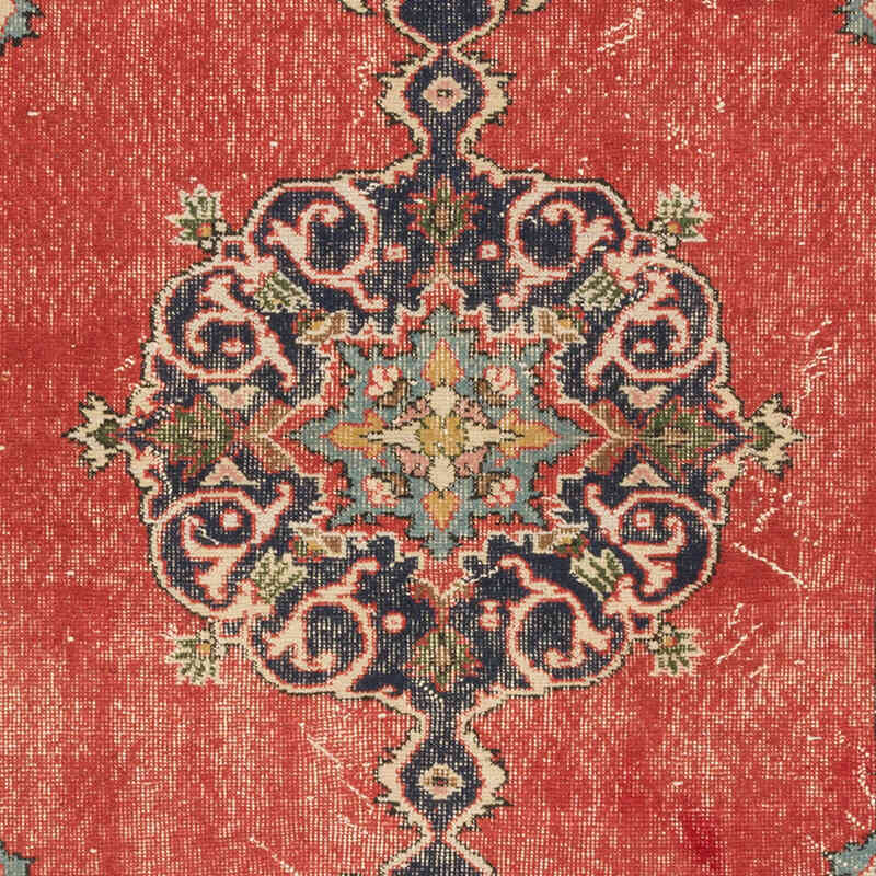 Vintage Turkish Hand-Knotted Rug - 3' 9" x 7' 4" (45" x 88") - K0075940