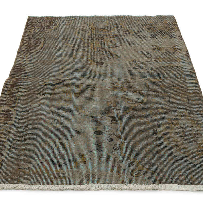Alfombra Turca Vintage Sobre-teñida - 91 cm x 142 cm - K0075943
