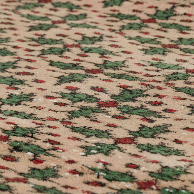 Alfombra Vintage Turca Anudada a Mano - 106 cm x 202 cm - K0075944