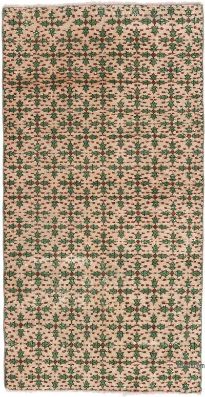 Vintage Turkish Hand-Knotted Rug - 3' 6" x 6' 8" (42" x 80")