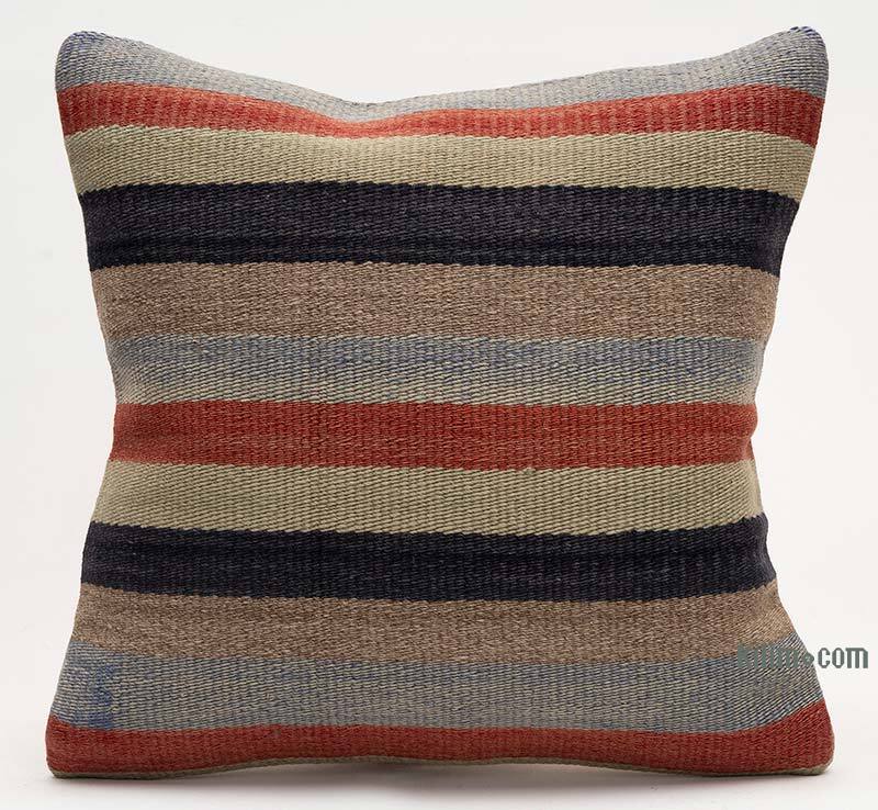 Kilim Pillow Cover - 1' 4" x 1' 4" (16" x 16") - K0076046