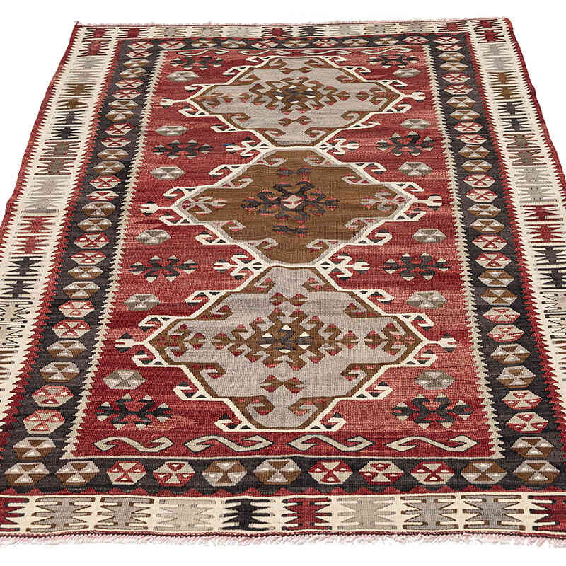 Vintage Adana Kilim - 103 cm x 170 cm - K0076122