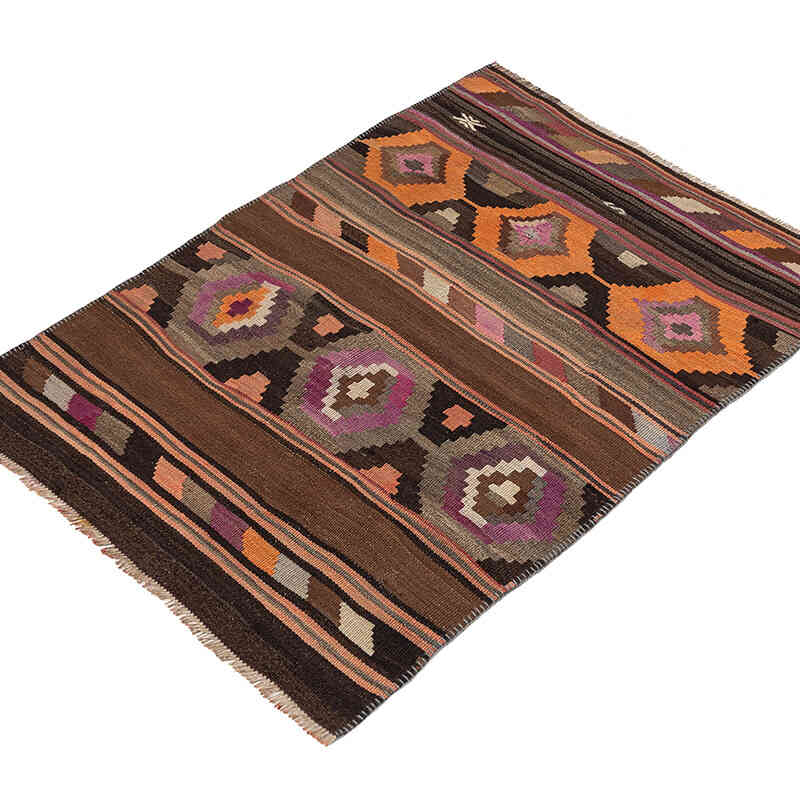 Vintage Kars Kilim Rug - 2' 11" x 4' 1" (35" x 49") - K0076124