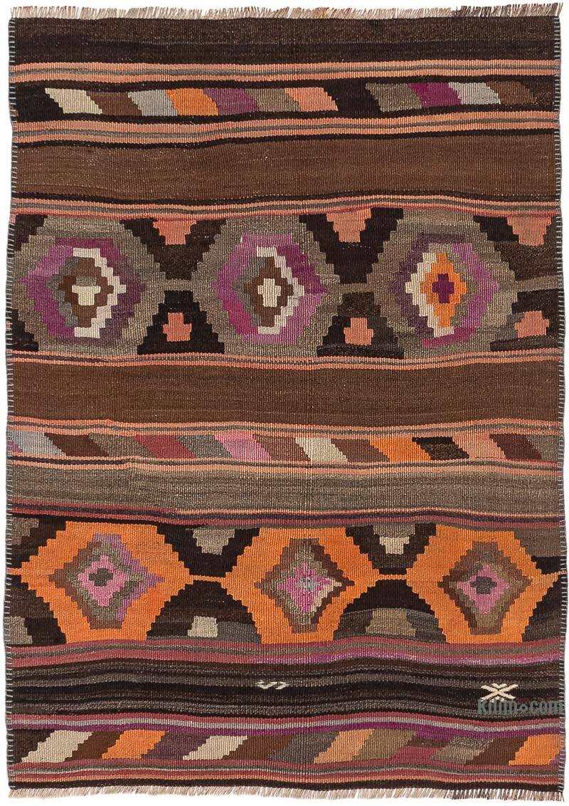 Vintage Kars Kilim Rug - 2' 11" x 4' 1" (35" x 49") - K0076124