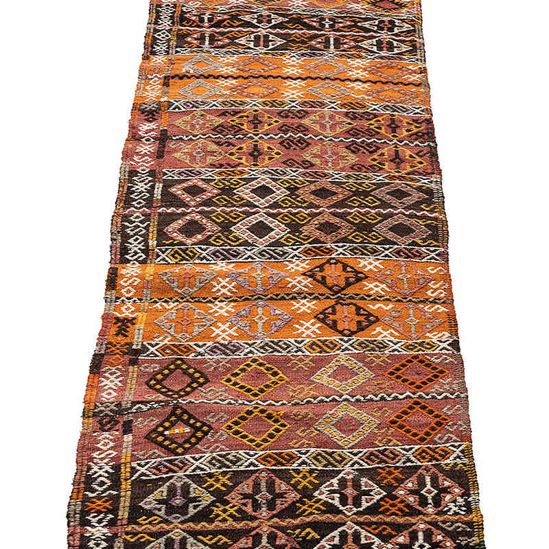 Vintage Malatya Kilim Yolluk - 65 cm x 337 cm - K0076128