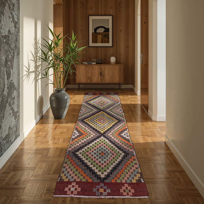 Corredor Vintage de Anatolia Jijim - 95 cm x 285 cm - K0076138