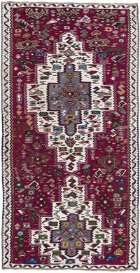 Vintage Sine Kilimi - 80 cm x 154 cm