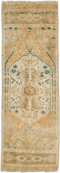 El Dokuma Vintage Halı - 40 cm x 116 cm