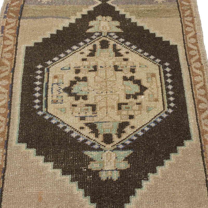 El Dokuma Vintage Halı - 54 cm x 93 cm - K0076168