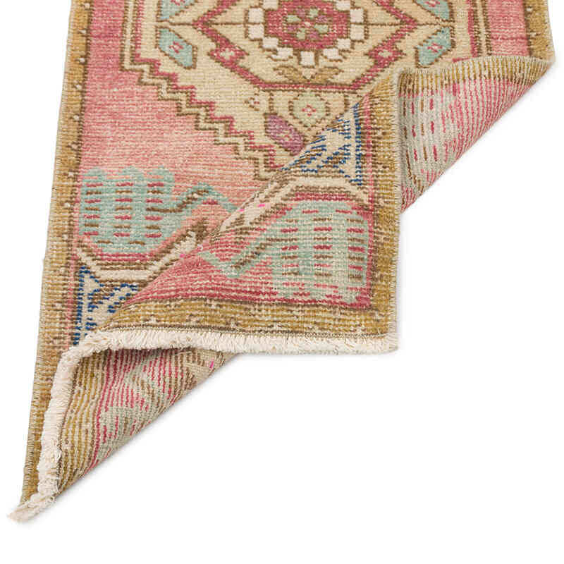 El Dokuma Vintage Halı - 45 cm x 97 cm - K0076169