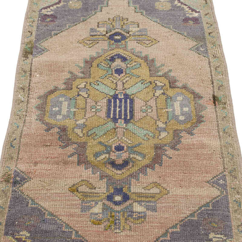 Vintage Turkish Hand-Knotted Rug - 1' 8" x 3' 6" (20" x 42") - K0076170