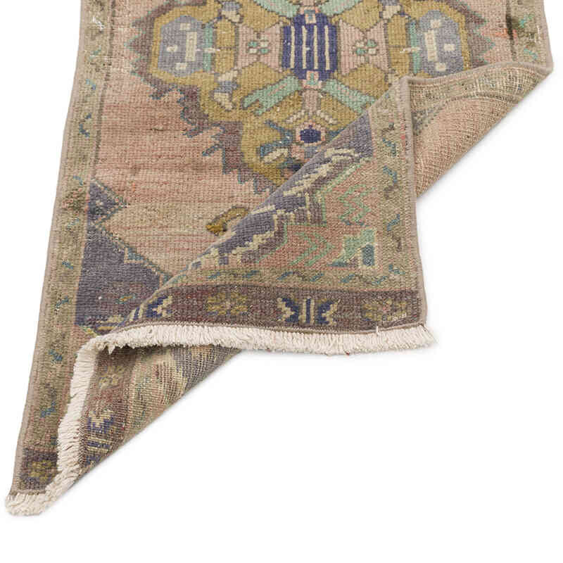 Vintage Turkish Hand-Knotted Rug - 1' 8" x 3' 6" (20" x 42") - K0076170