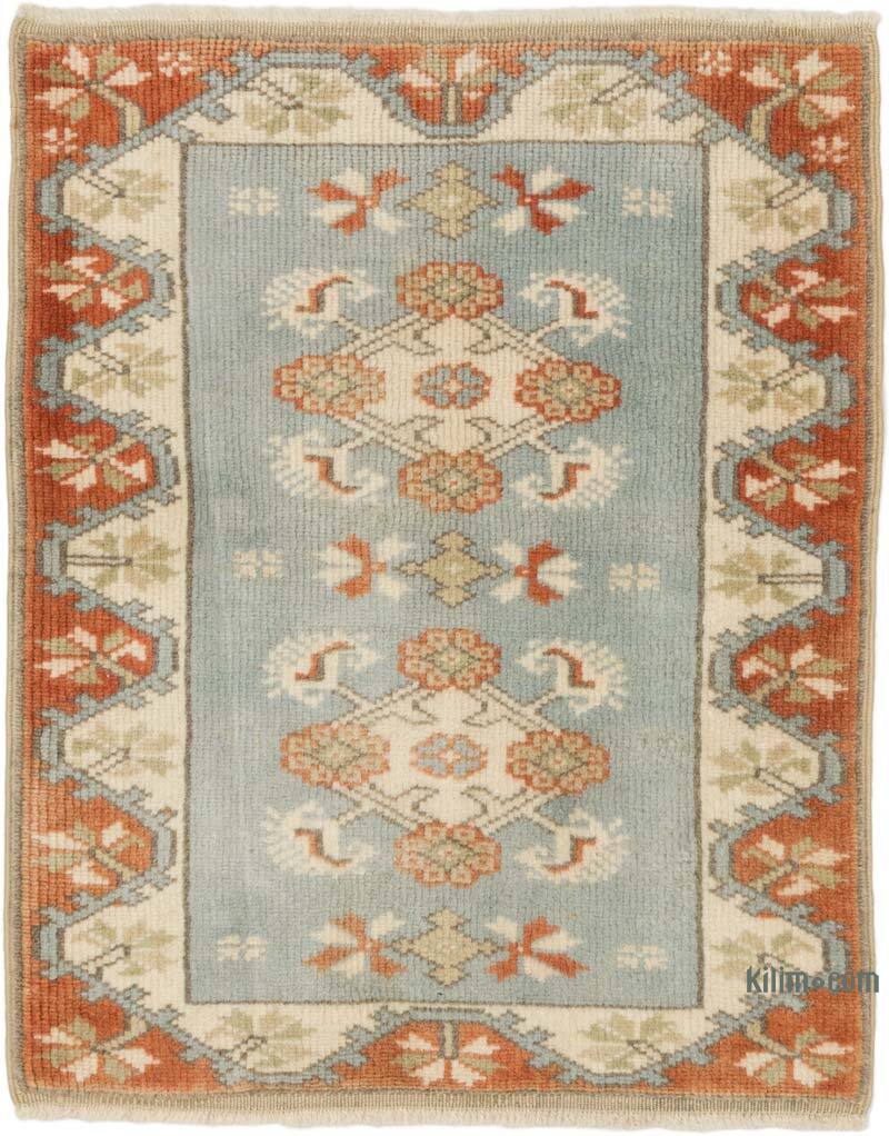 Alfombra Vintage Turca Anudada a Mano - 55 cm x 70 cm - K0076180