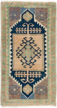 El Dokuma Vintage Halı - 43 cm x 82 cm