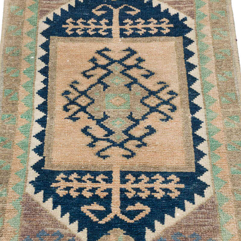 Alfombra Vintage Turca Anudada a Mano - 43 cm x 82 cm - K0076187