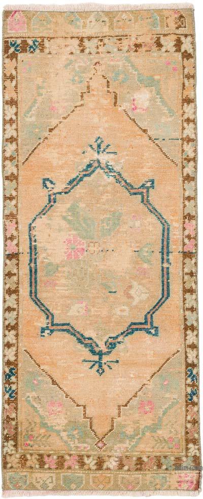 Alfombra Vintage Turca Anudada a Mano - 50 cm x 121 cm