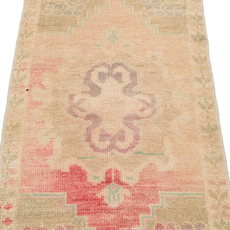 Alfombra Vintage Turca Anudada a Mano - 45 cm x 83 cm - K0076194