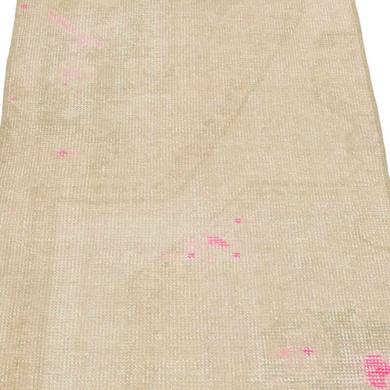 Vintage Turkish Hand-Knotted Rug - 2'  x 3' 11" (24" x 47") - K0076197