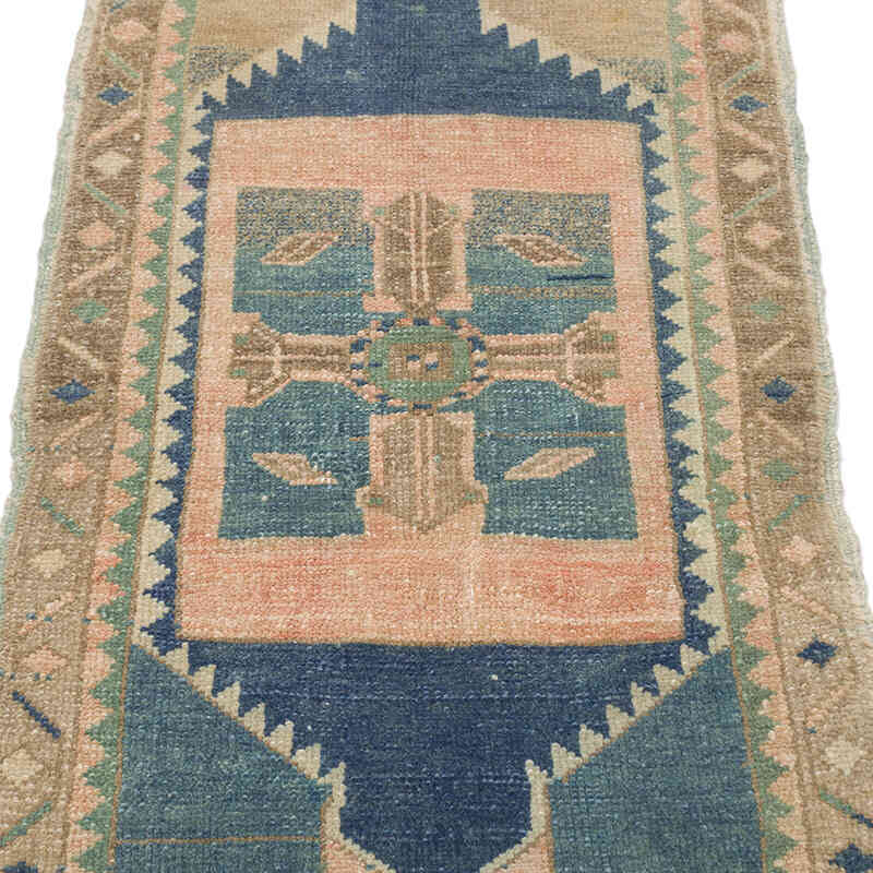 Vintage Turkish Hand-Knotted Rug - 1' 8" x 3' 1" (20" x 37") - K0076199