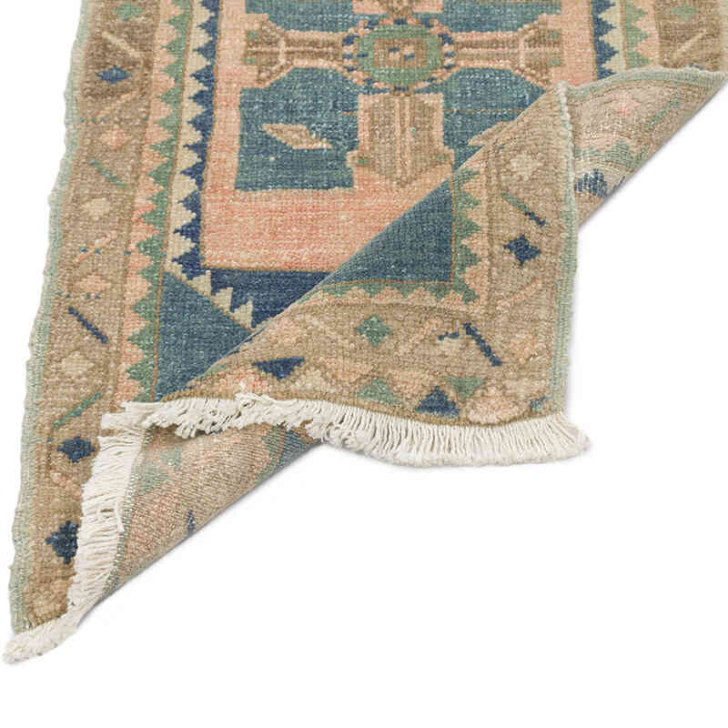 Vintage Turkish Hand-Knotted Rug - 1' 8" x 3' 1" (20" x 37") - K0076199