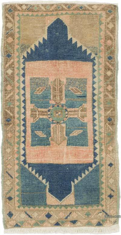 Alfombra Vintage Turca Anudada a Mano - 50 cm x 95 cm