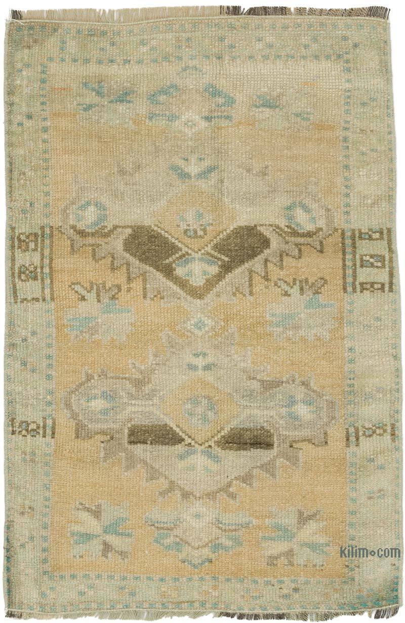 Vintage Turkish Hand-Knotted Rug - 1' 9" x 2' 7" (21" x 31") - K0076205