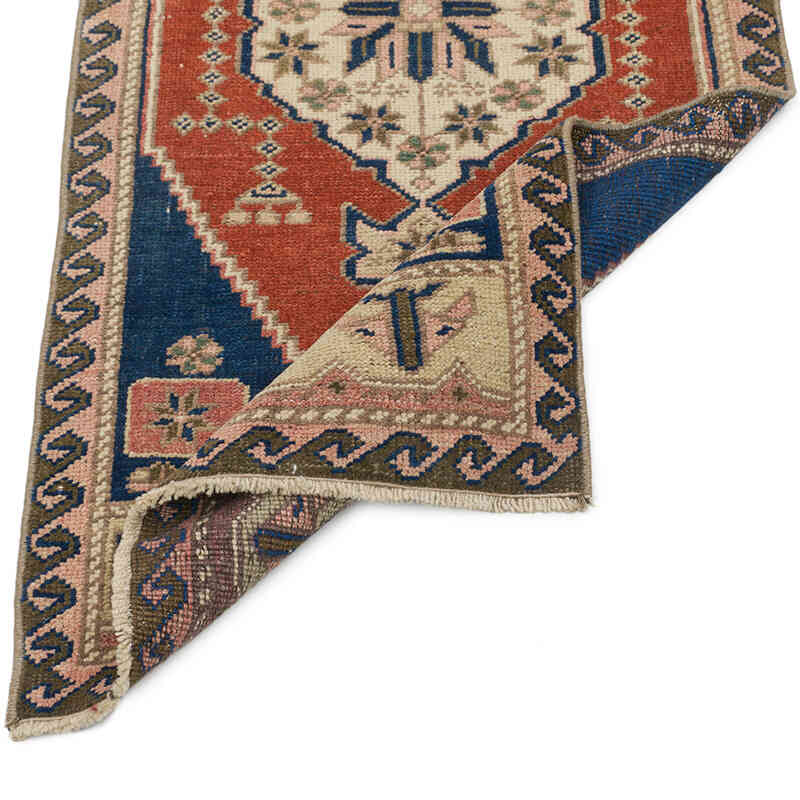 Vintage Turkish Hand-Knotted Rug - 1' 9" x 3' 11" (21" x 47") - K0076206
