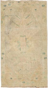 El Dokuma Vintage Halı - 46 cm x 82 cm