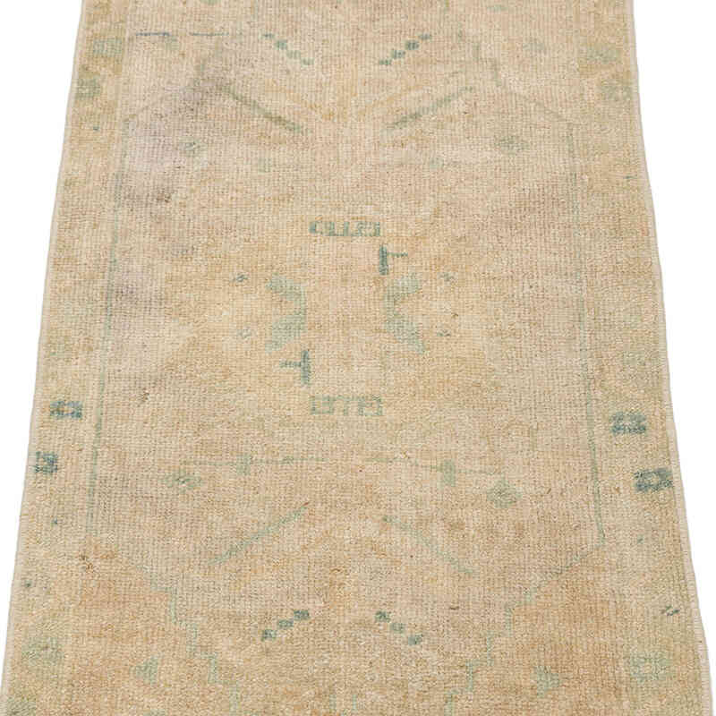 Alfombra Vintage Turca Anudada a Mano - 46 cm x 82 cm - K0076207
