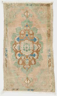 El Dokuma Vintage Halı - 45 cm x 78 cm