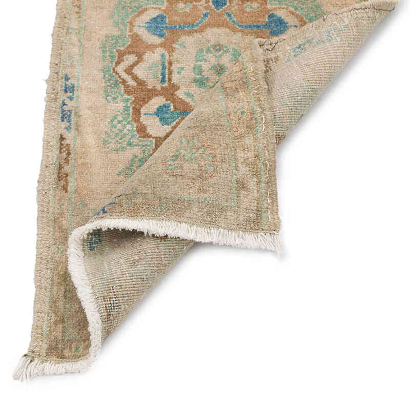 Alfombra Vintage Turca Anudada a Mano - 45 cm x 78 cm - K0076226