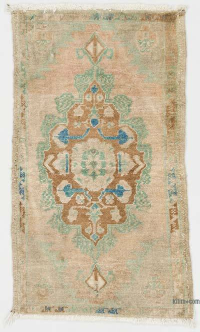 El Dokuma Vintage Halı - 45 cm x 78 cm