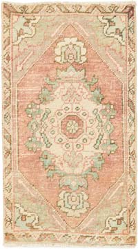 El Dokuma Vintage Halı - 49 cm x 88 cm