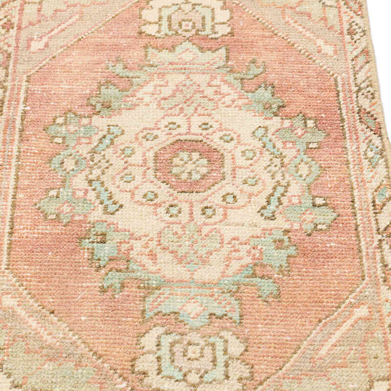Alfombra Vintage Turca Anudada a Mano - 49 cm x 88 cm - K0076231