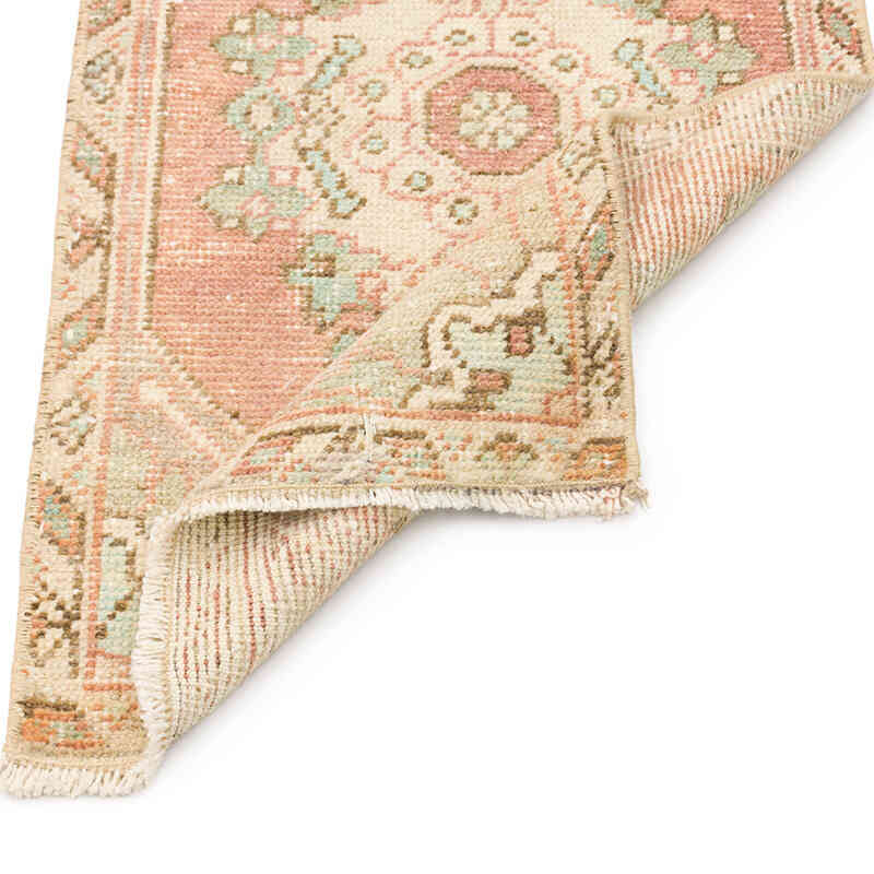 Alfombra Vintage Turca Anudada a Mano - 49 cm x 88 cm - K0076231