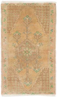 El Dokuma Vintage Halı - 52 cm x 86 cm