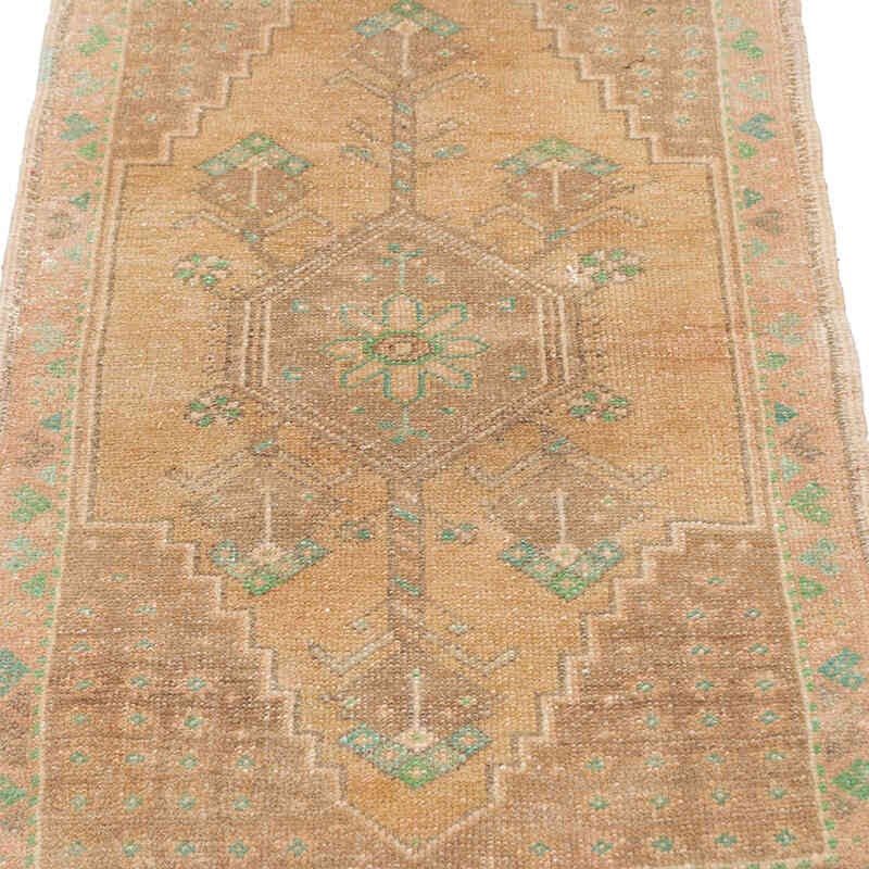Alfombra Vintage Turca Anudada a Mano - 52 cm x 86 cm - K0076234