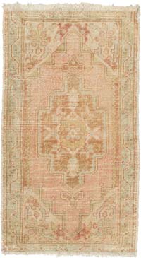 El Dokuma Vintage Halı - 50 cm x 90 cm