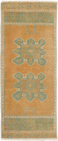 El Dokuma Vintage Halı - 39 cm x 95 cm