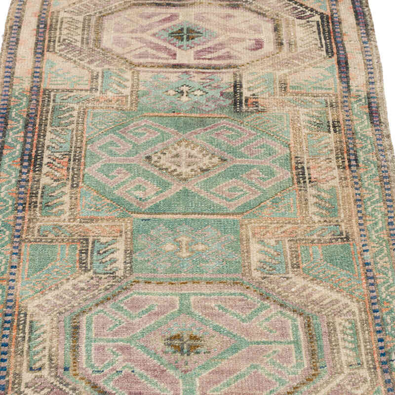 Vintage Turkish Hand-Knotted Rug - 1' 10" x 2' 10" (22" x 34") - K0076243