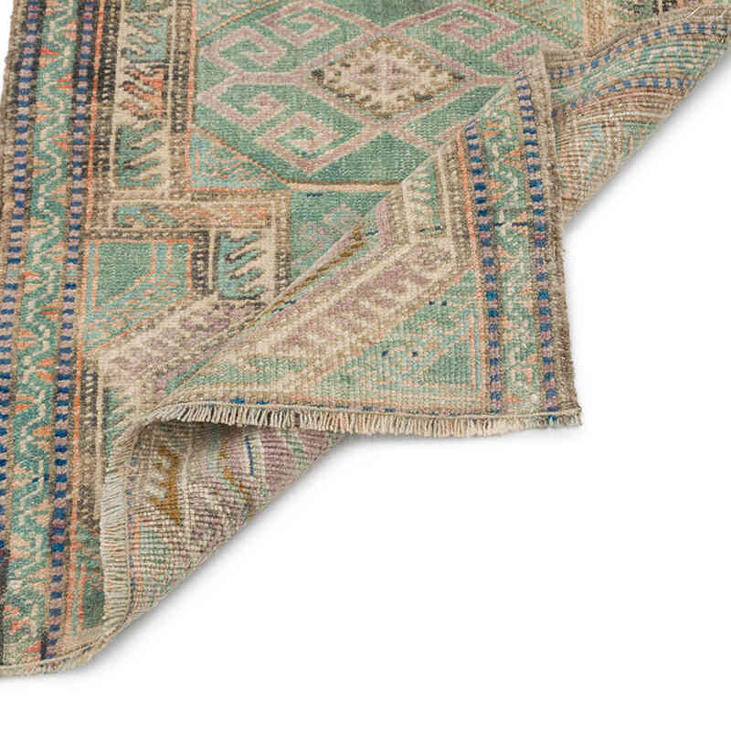 Vintage Turkish Hand-Knotted Rug - 1' 10" x 2' 10" (22" x 34") - K0076243
