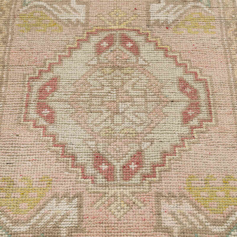 Alfombra Vintage Turca Anudada a Mano - 55 cm x 95 cm - K0076249