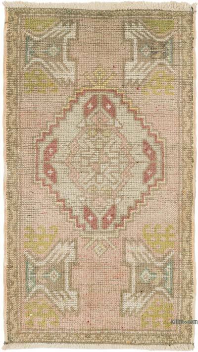El Dokuma Vintage Halı - 55 cm x 95 cm